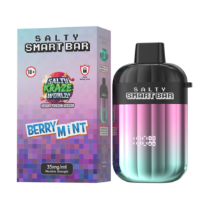 salty smart bar berry mint disposable vape