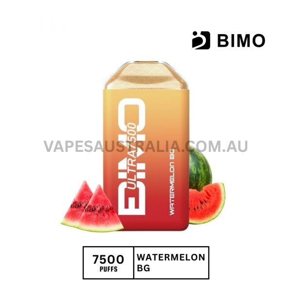 bimo ultra 7500 puffs watermelon bg bimo ultra 7500 puffs watermelon bg