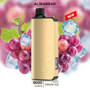 alibarbar ingot – grape ice – 9000 puffs