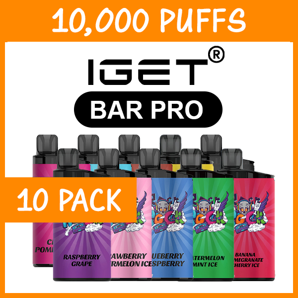 10 pack – iget bar pro – 10000 puffs 10 pack – iget bar pro – 10000 puffs