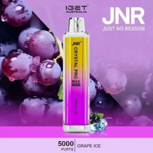 jnr crystal pro max – grape ice – 5000 puffs