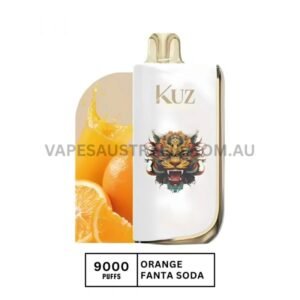 kuz lux 9000 puffs orange fanta soda
