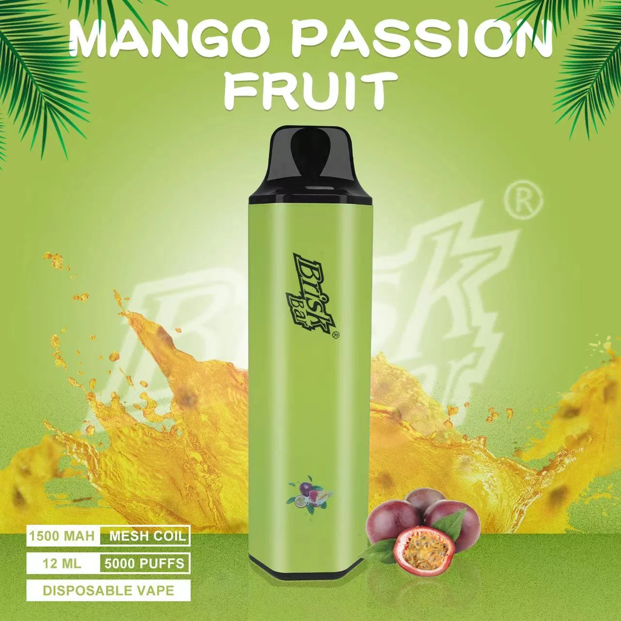 brisk bar mango passion fruit – 5000 puffs brisk bar mango passion fruit – 5000 puffs