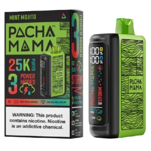 mint mojito disposable vape (25000 puffs) by pachamama 25k