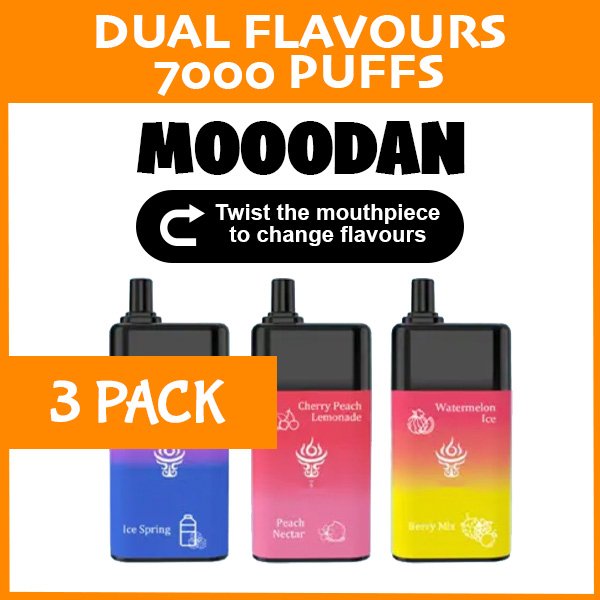 3 pack – mooodan dual flavour – 7000 puffs 3 pack – mooodan dual flavour – 7000 puffs