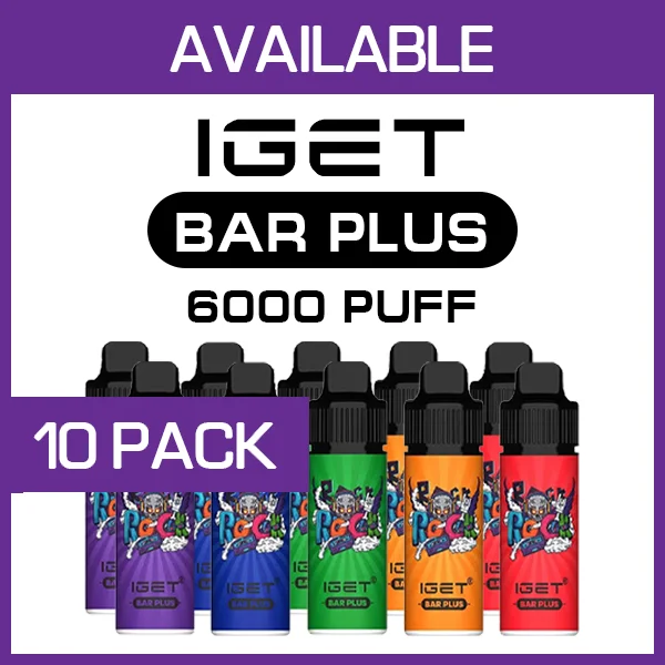 iget bar plus kit – 6000 puffs – 10 pack iget bar plus kit – 6000 puffs – 10 pack