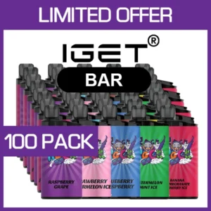 iget bar – 3500 puffs – 100 pack