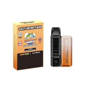 salty infinity bar [ice edition] berry peach disposable vape