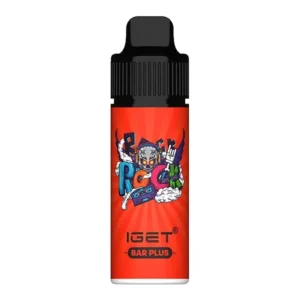 iget bar plus strawberry kiwi ice – 6000 puffs