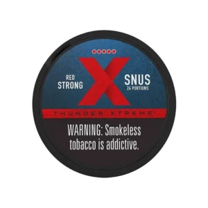 thunder xtreme red strong .85oz portion snus